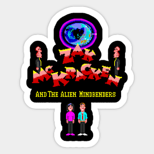 Zak Mckracken and the Alien Mindbenders Sticker